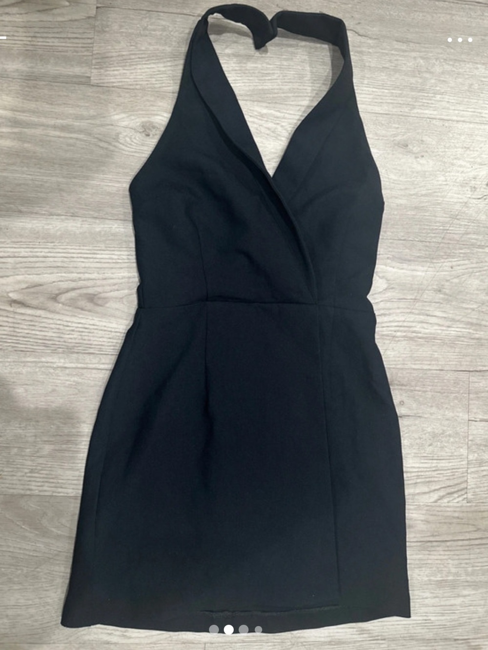 Abercrombie & Fitch Black Halter Mini Dress
